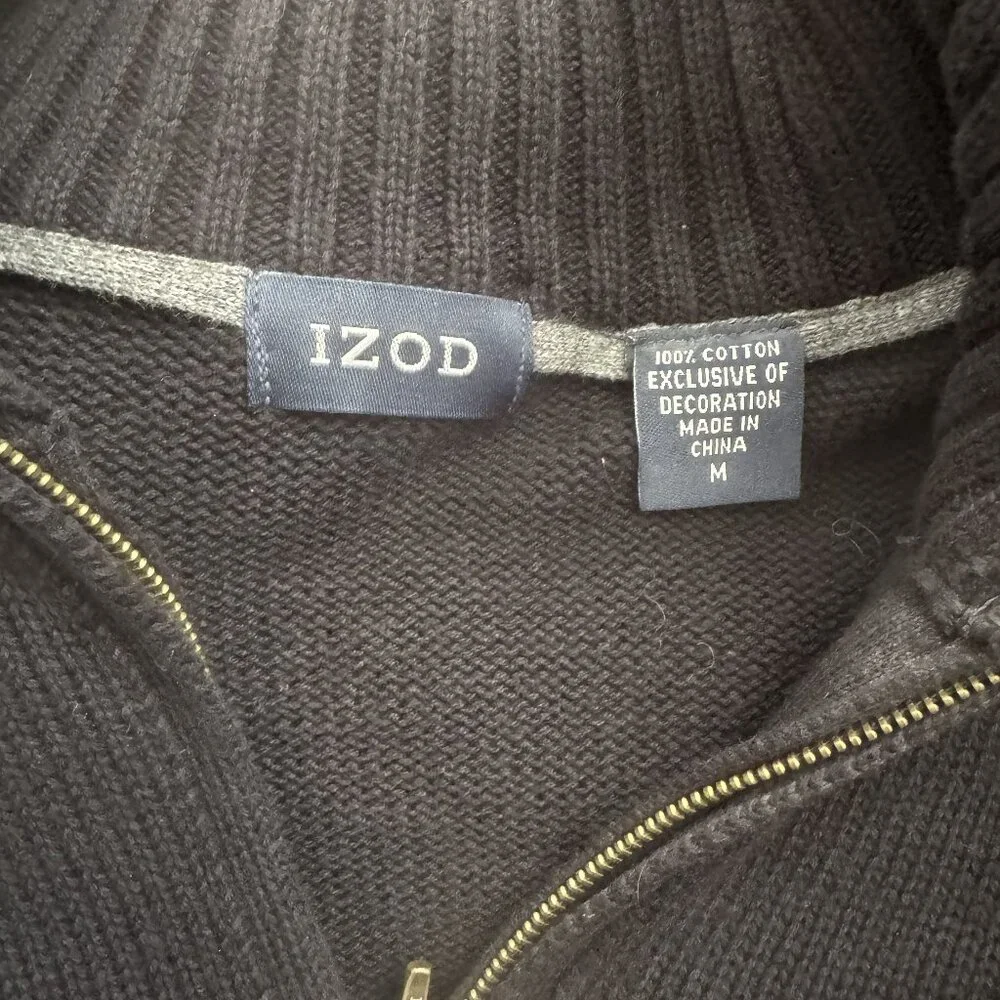 Izod men zip